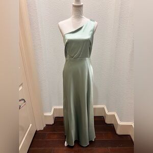 Birdy Grey Formal One Shoulder Silky Dress